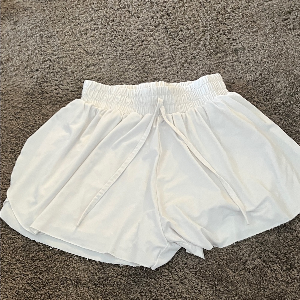 Amazon Women's White Athletic Shorts